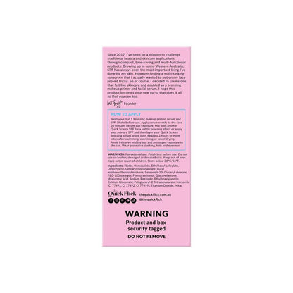 Quick Screen 3-In-1 Bronzing Serum - 35mL