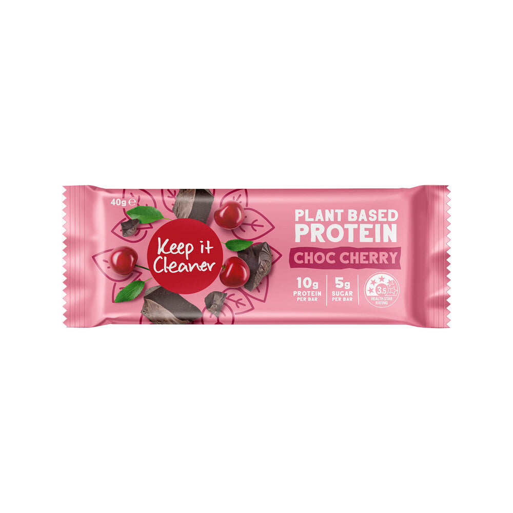 Keep It Cleaner Plant Based Protein Bar Chocolate Cherry - 40g