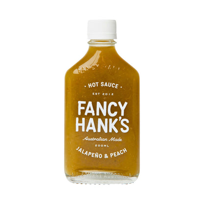 Fancy Hank's Jalapeno & Peach Hot Sauce - 200mL