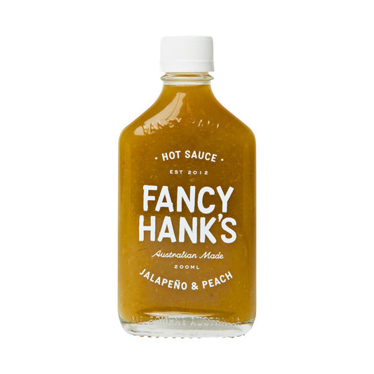 Fancy Hank's Jalapeno & Peach Hot Sauce - 200mL