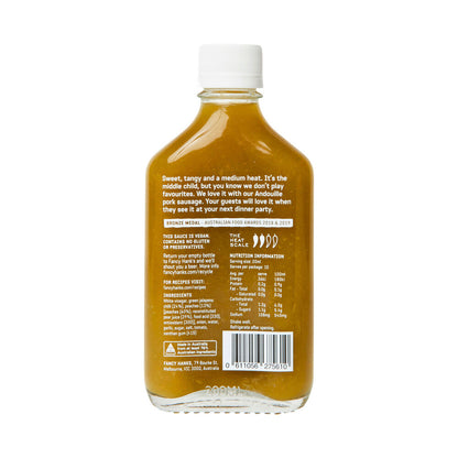 Fancy Hank's Jalapeno & Peach Hot Sauce - 200mL