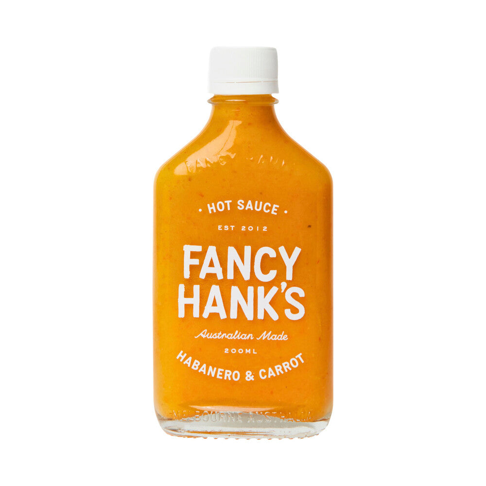 Fancy Hank's Habanero & Carrot Hot Sauce - 200mL
