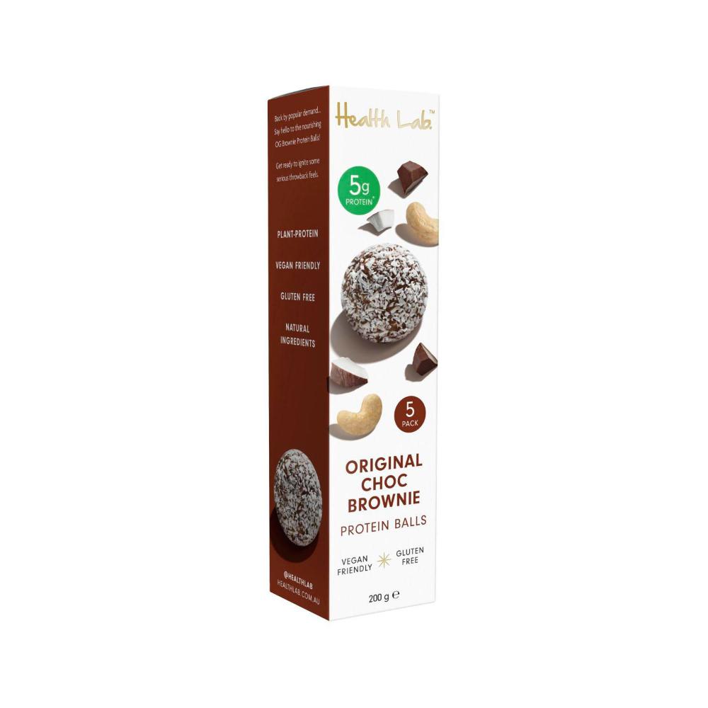 Health Lab Choc Brownie Protein Balls 5x40g - 200GRAM