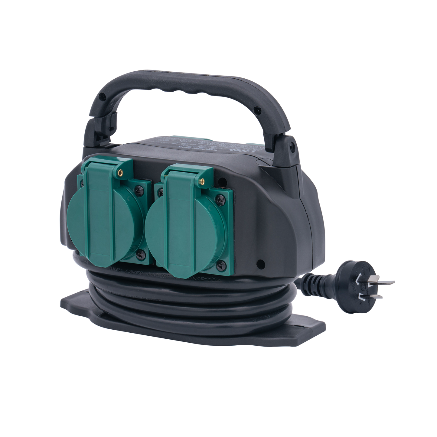 Click Garden Socket with Handle - 4 Outlet - 1.5m Cable