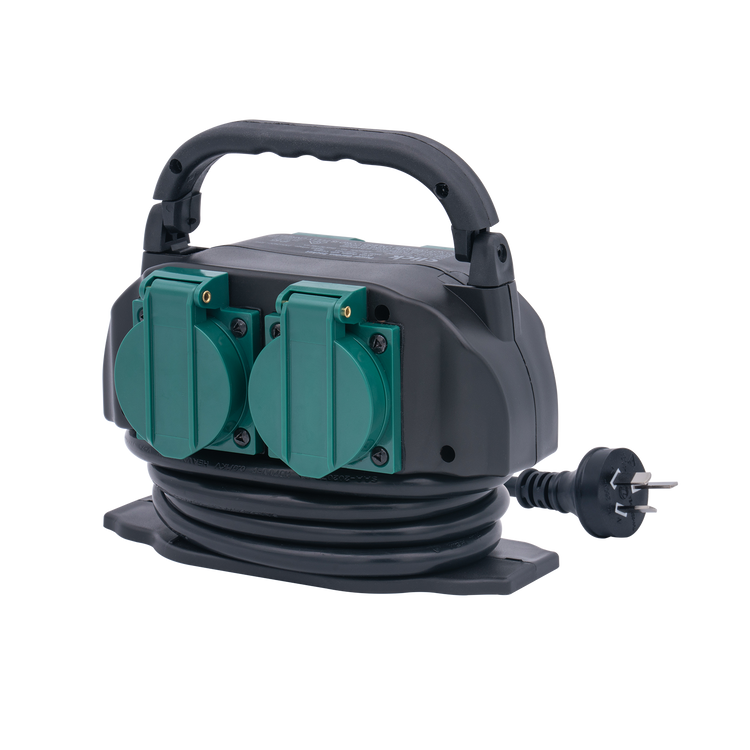 Click Power Garden Socket - 4 x 10A Outlets With Cover