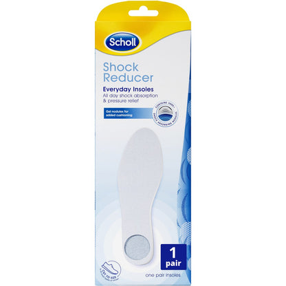 Scholl Shock Reducer Shoe Base Insoles Each