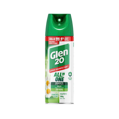Glen 20 Disinfectant Air Freshener Spray Country Scent - 300g