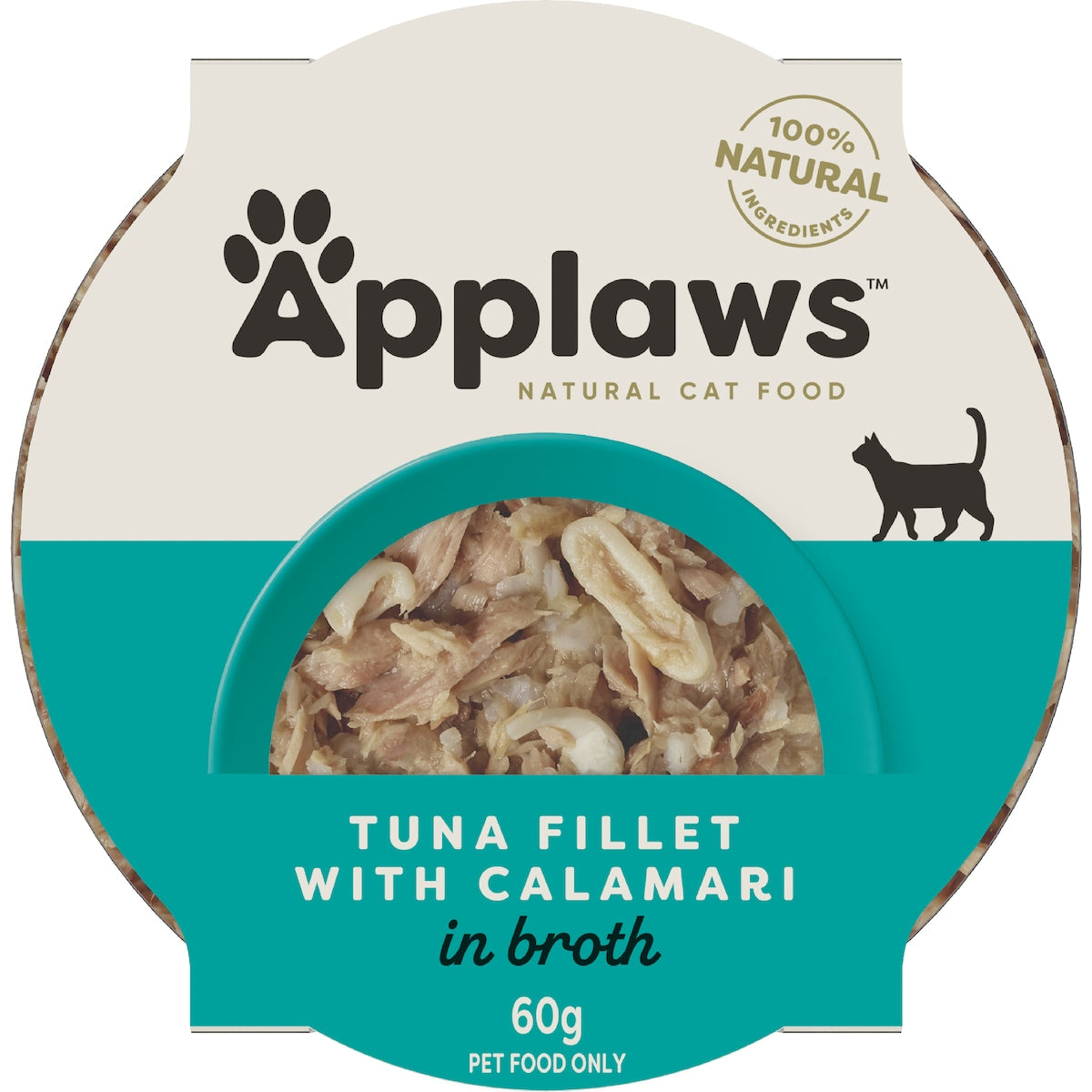 Applaws Wet Cat Food Tin Tuna & Calamari 60g