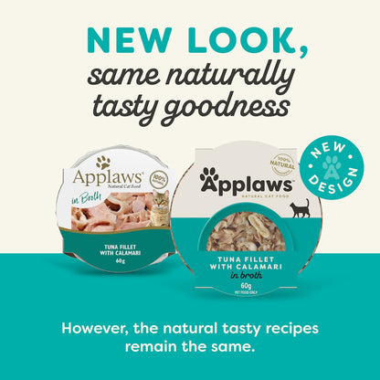 Applaws Wet Cat Food Tin Tuna & Calamari 60g