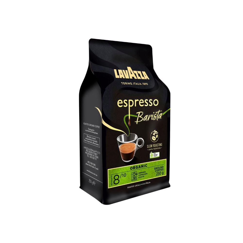 Lavazza Barista Organic Ground Coffee - 250g