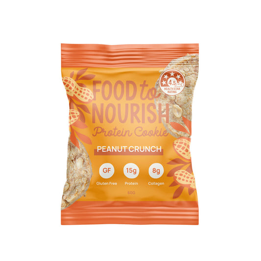 Food To Nourish Protein Cookie Peanut Crunch - 60g