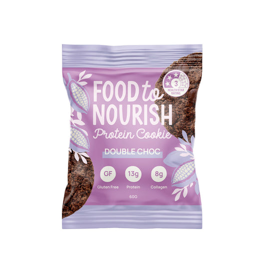 Food To Nourish Protein Cookie Double Chocolate - 60g