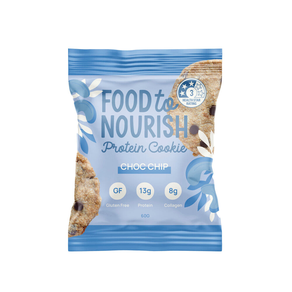 Food To Nourish Protein Cookie Choc Chip - 60g