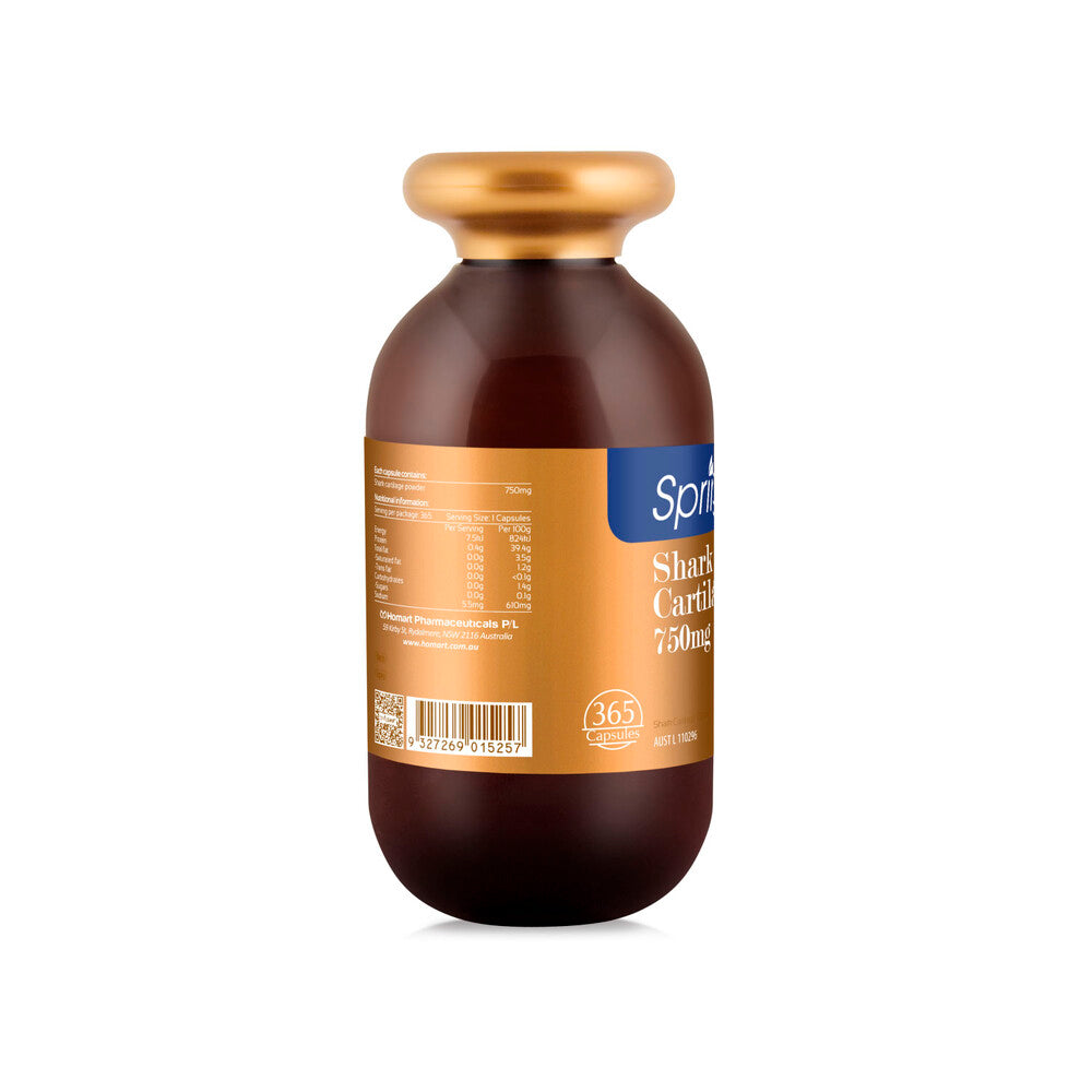 Springleaf Shark Cartilage 750mg - 365 pack