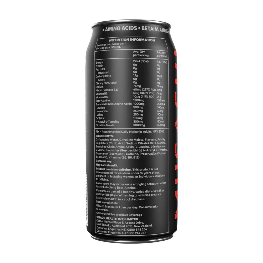 Musashi Energy Drink Blue Raspberry - 500mL