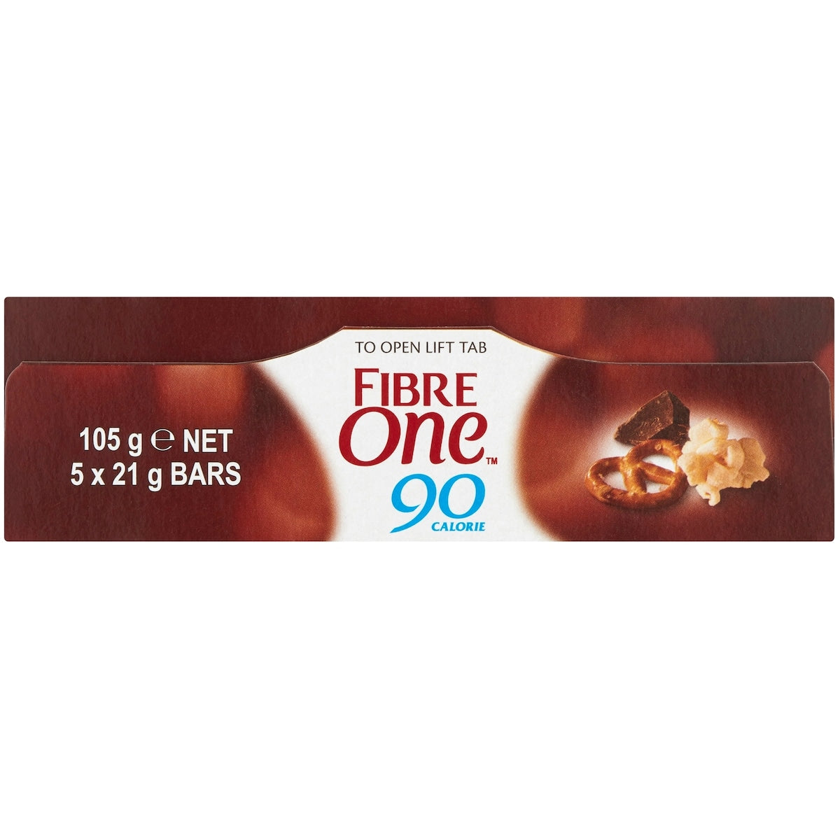 Fibre One 90 Calorie Milk Chocolate Popcorn Bars 21g X 5 Pack