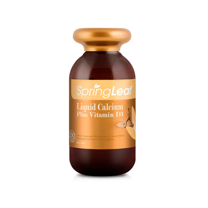Springleaf Liquid Calcium Plus Vitamin D3 Capsules - 200 pack