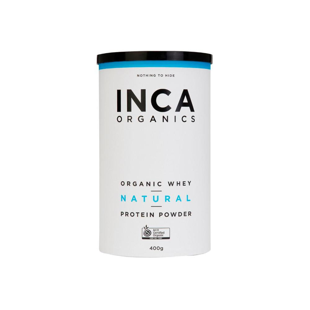 INCA Organics Organic Whey Natural Protein Powder - Unflavoured - 400g