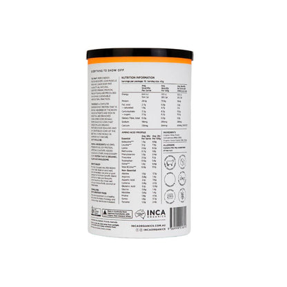 INCA Organics Organic Whey Raw Cacao Protein Powder - Chocolate - 400g