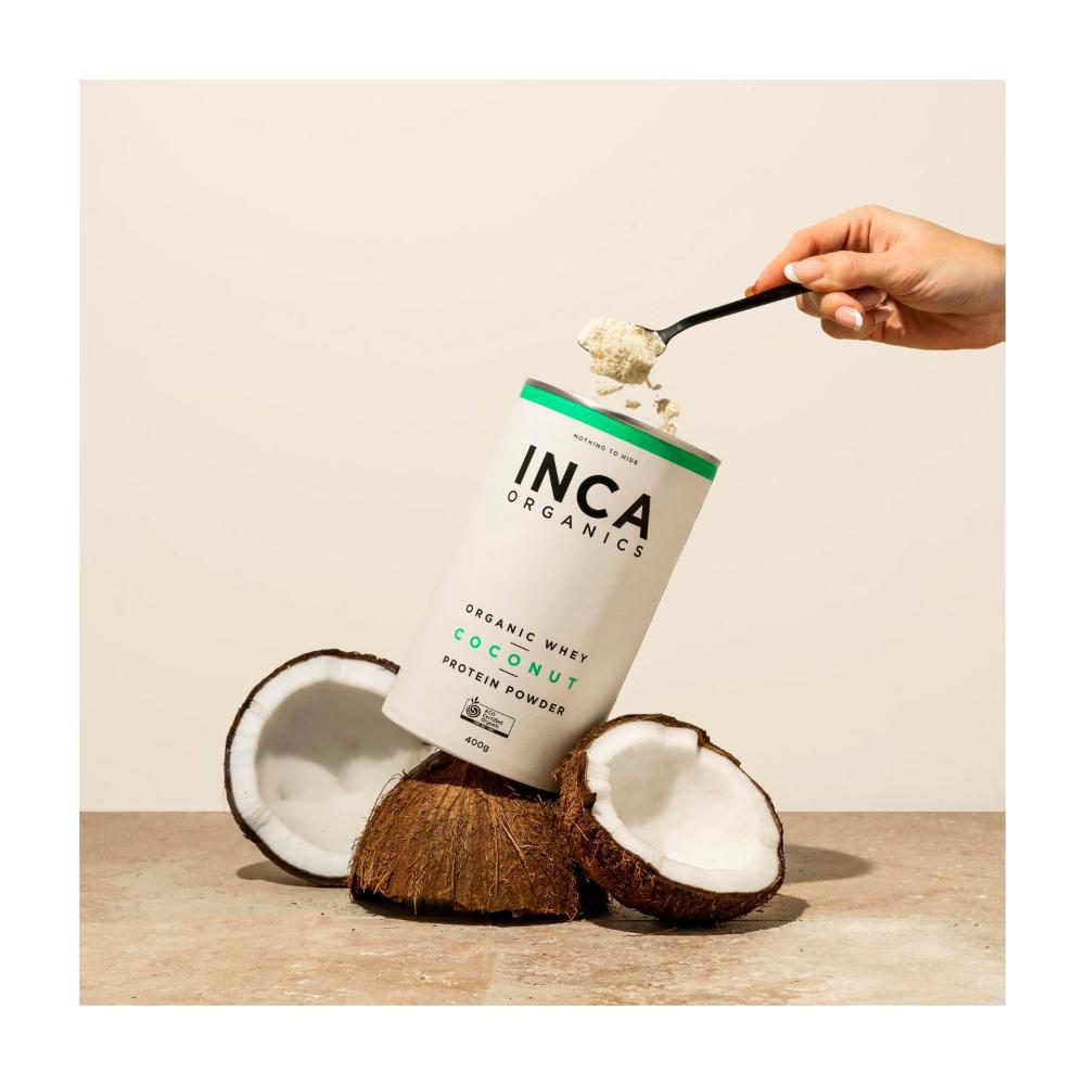 INCA Organics Organic Whey Coconut Protein Powder - 400g