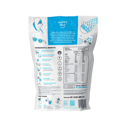Happy Way Whey Protein Powder Vanilla - 500g