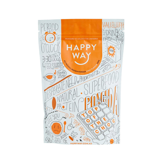 Happy Way Whey Protein Powder Chocolate - 500g