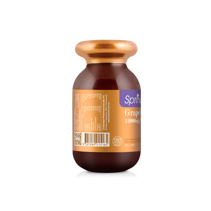Springleaf Bio-Grape Seed 12000Mg - 180 pack