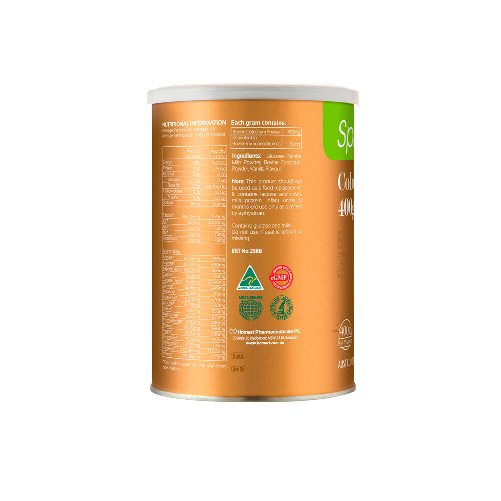 Springleaf Colostrum Powder 3000Mg Igg - 400g