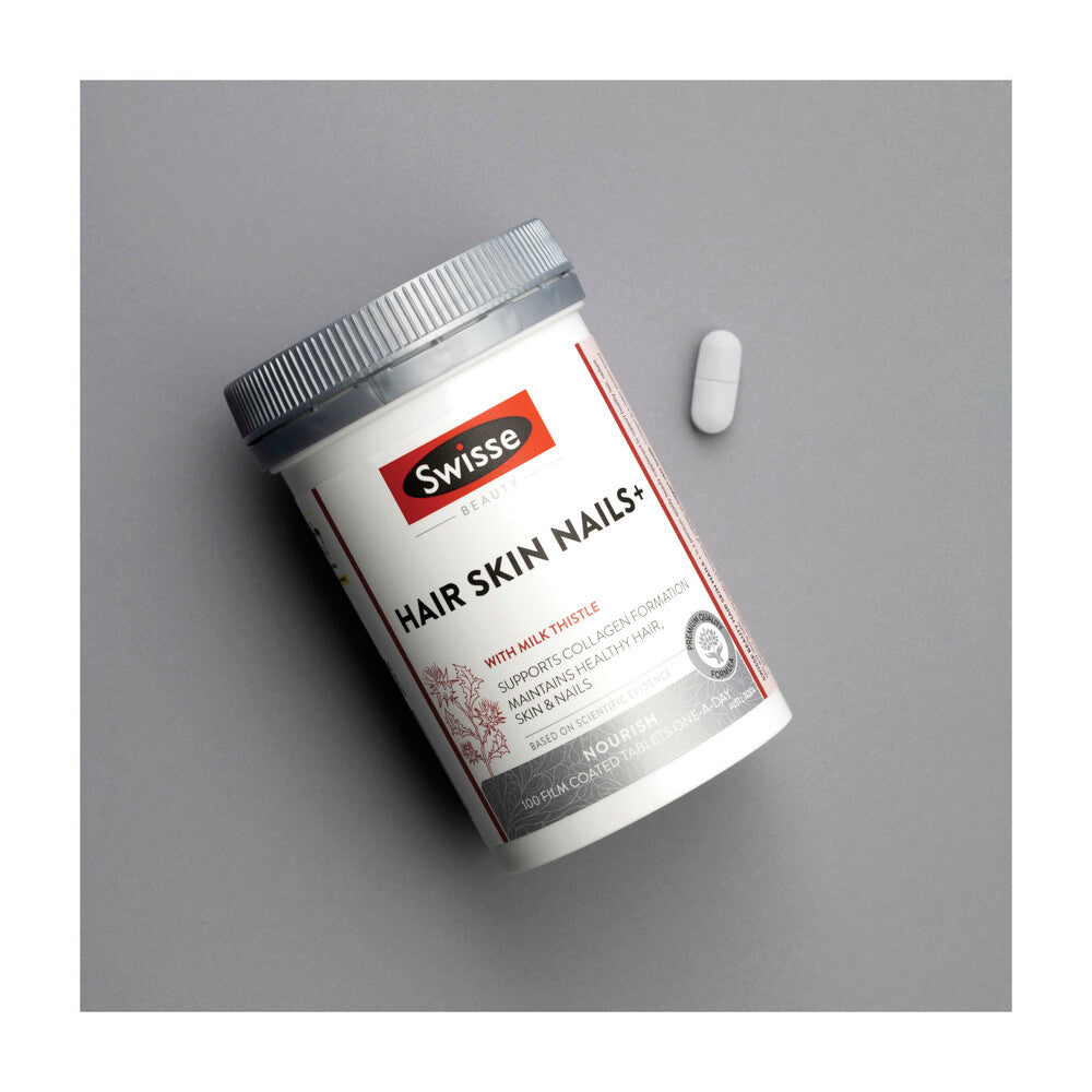 Swisse Beauty Hair Skin Nails+ For Beauty From Within - 100 pack