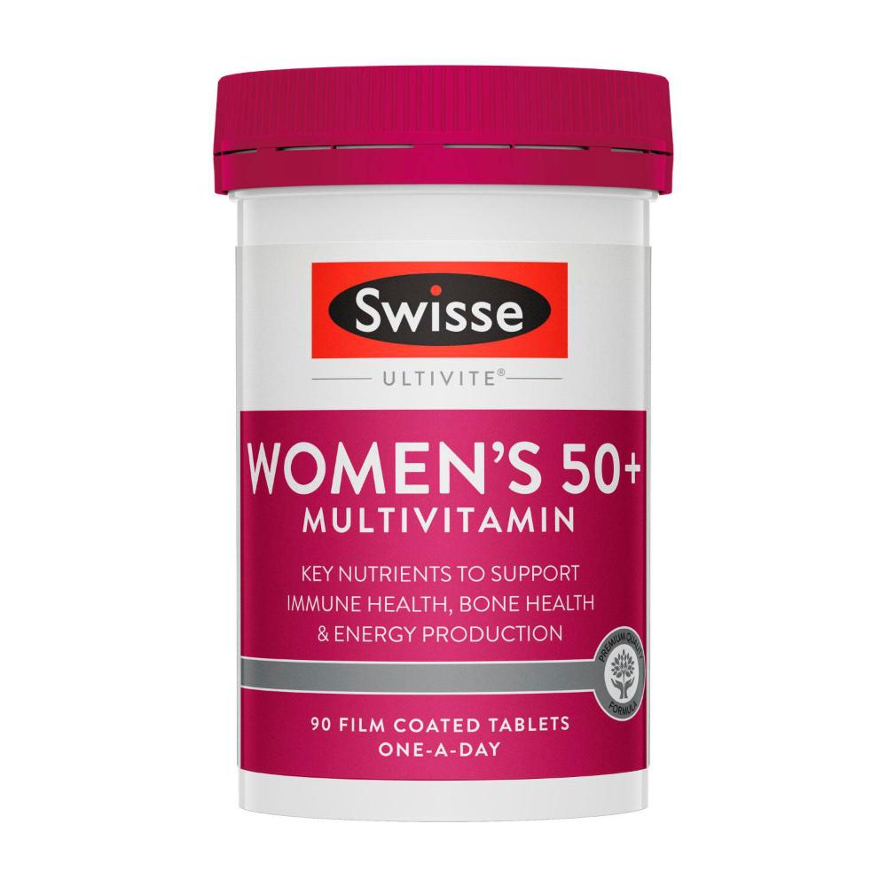 Swisse Ultivite Women's 50+ Multivitamin With Key Nutrients - 90 pack