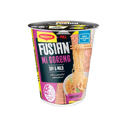 Maggi Fusian Mi Goreng Instant Cup Noodles Soy & Mild Spice - 64g