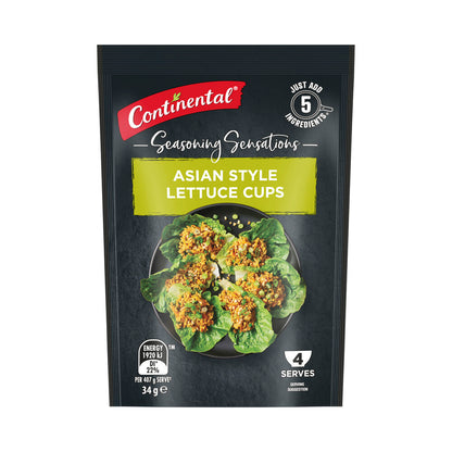 Continental Recipe Base Asian Lettuce Cups - 34g