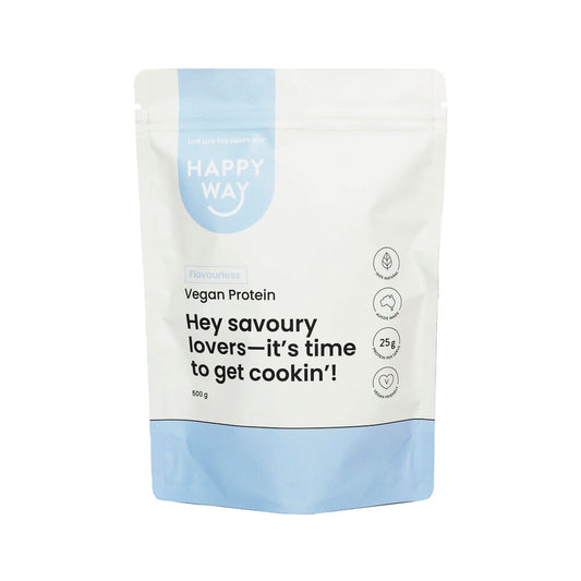 Happy Way Vegan Protein Powder Flavourless - 500g