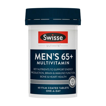 Swisse Men's 65+ Ultivite Tablets - 60 pack