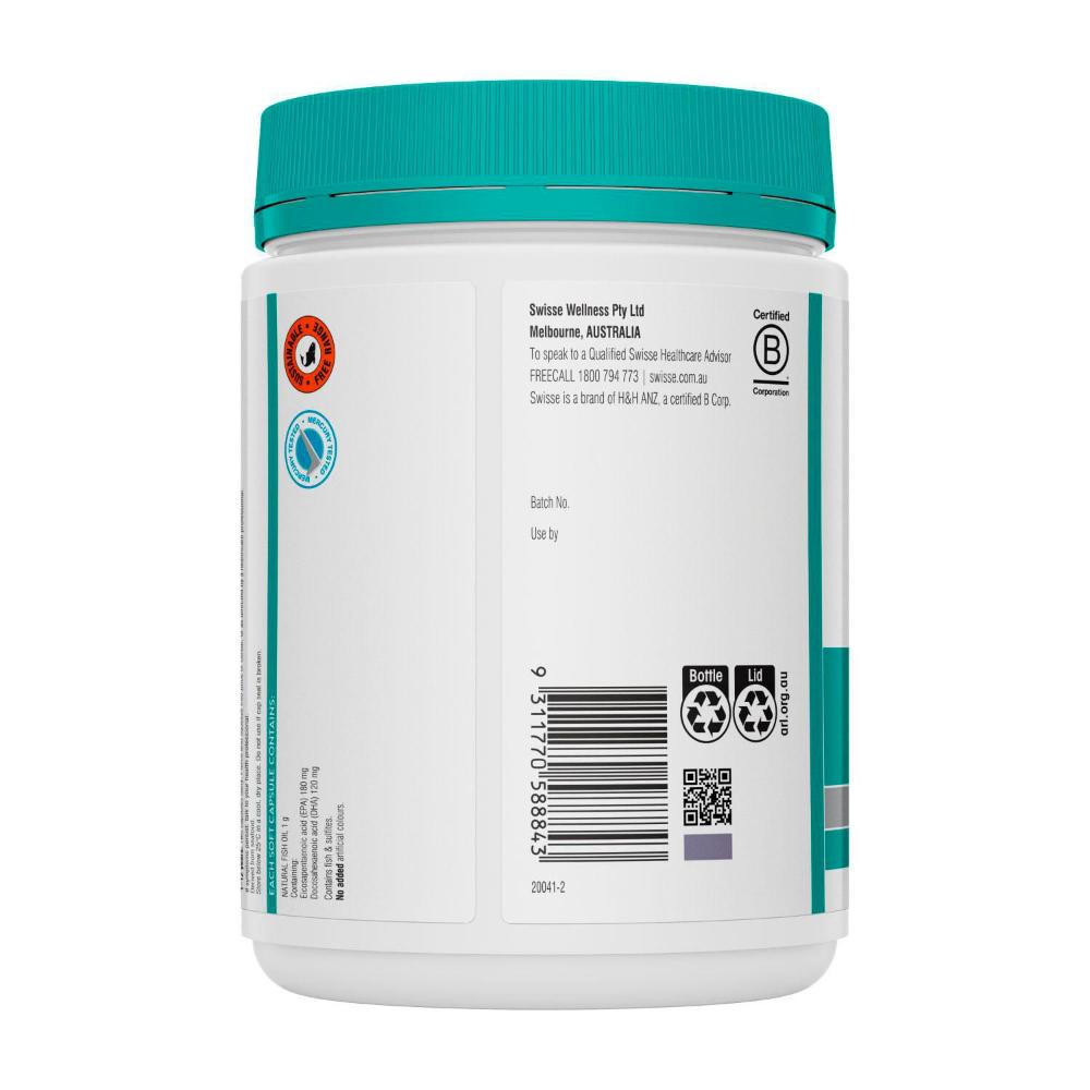 Swisse Ultiboost Odourless Wild Fish Oil - 400 pack