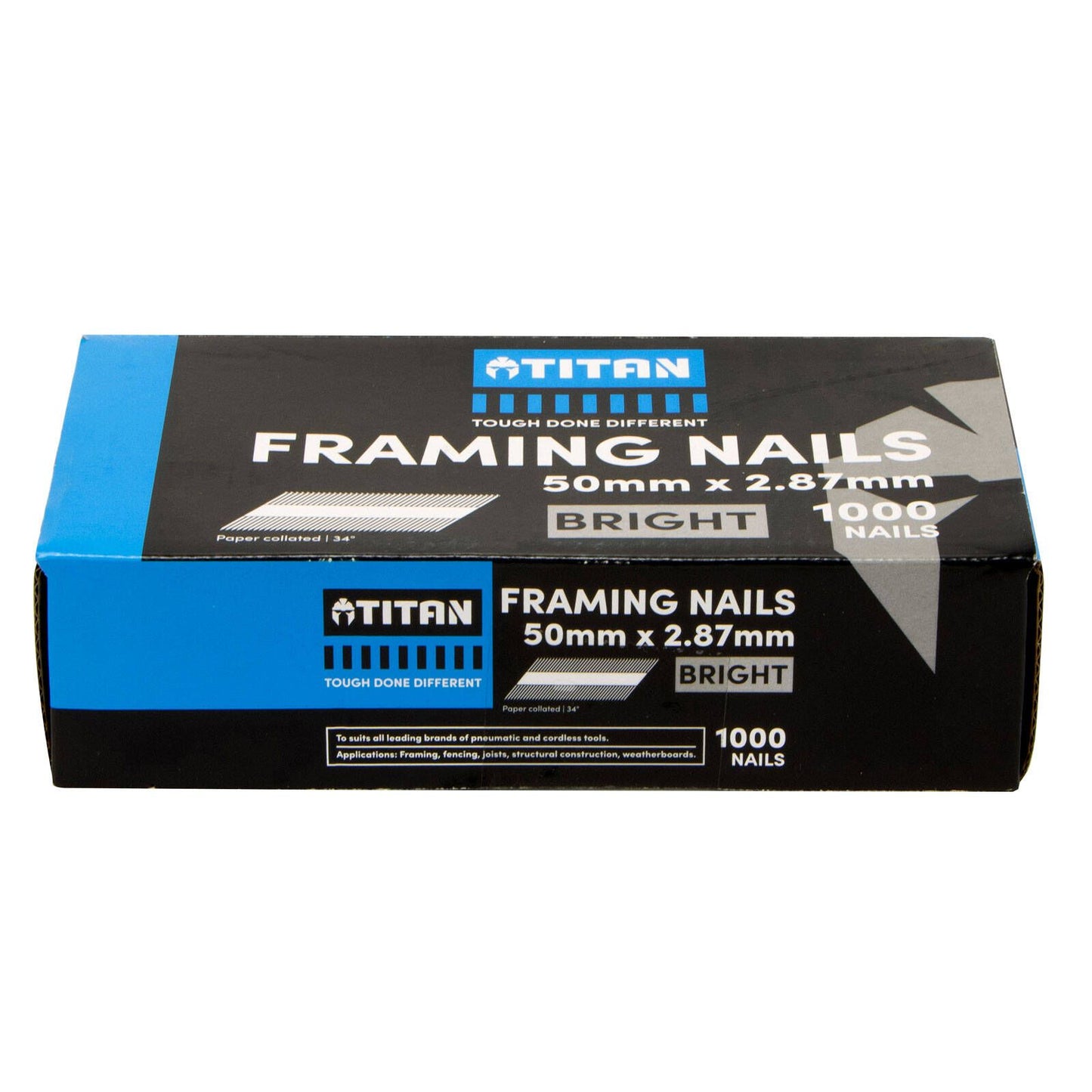 Titan Collated Framing Nails - 50mm - 1000 Pack