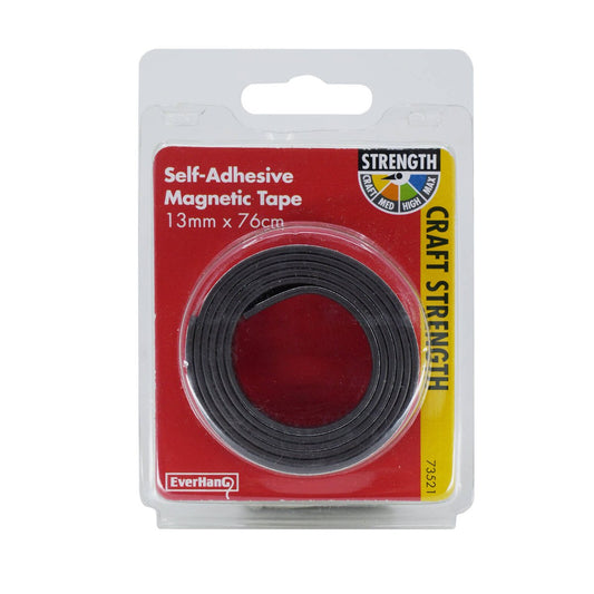 Everhang Self Adhesive Magnetic Strip 760mm x 13mm Flexible Craft