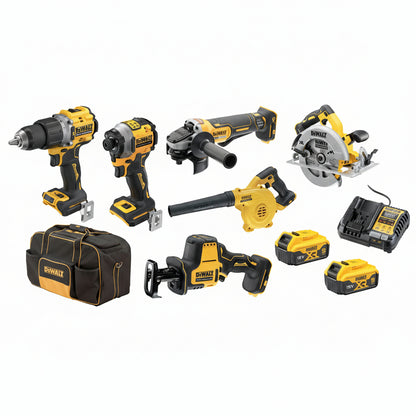 Dewalt XR Combo Kit - 18V - 6 Piece - 5.0Ah