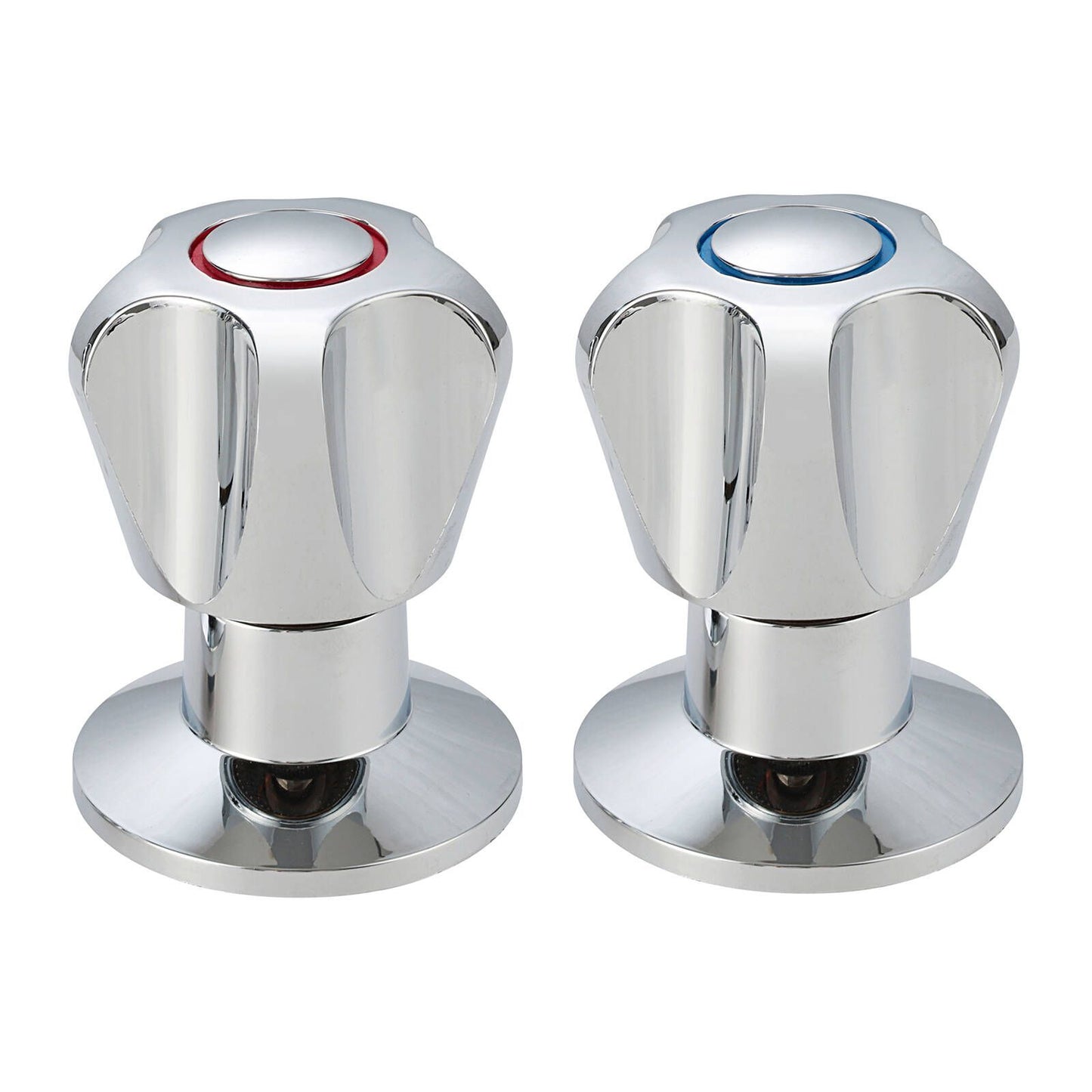 Shaw Mason Chrome Classic Style Basin Top Assembly - 60 x 94mm - Pair