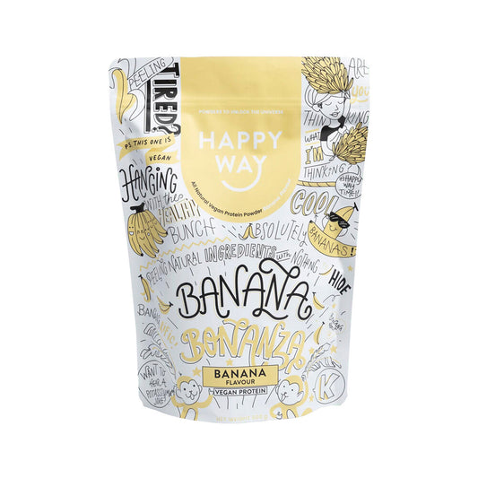 Happy Way Vegan Protein Powder Banana - 500g