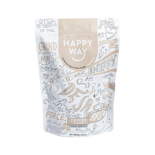 Happy Way Vegan Protein Powder Coffee - 500g