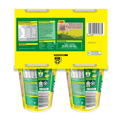 Maggi Instant Noodles Cups Chicken Flavour 4 Pack - 240g