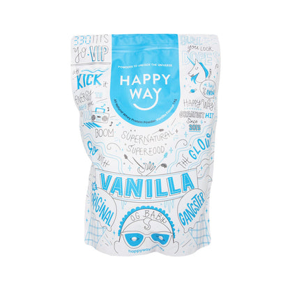 Happy Way Whey Protein Powder Vanilla - 1kg