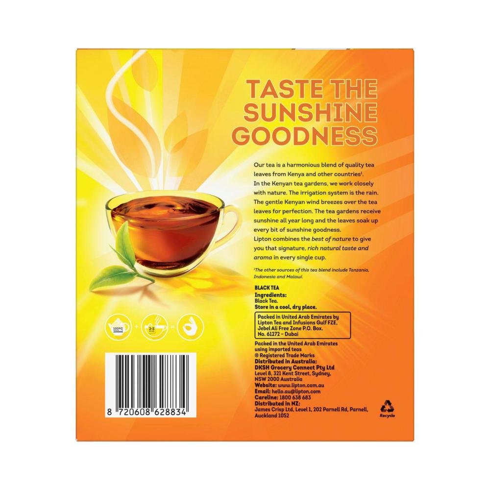 Lipton Quality Black Tea Bags - 200 Pack