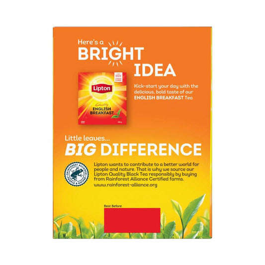 Lipton Quality Black Tea Bags - 200 Pack