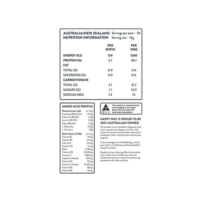 Happy Way Bcaa Powder Green Apple - 300g