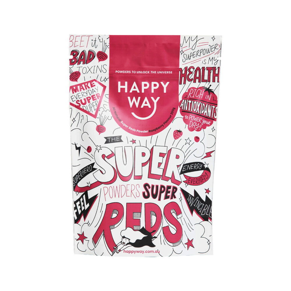 Happy Way Super Reds Powder Raspberry - 200g