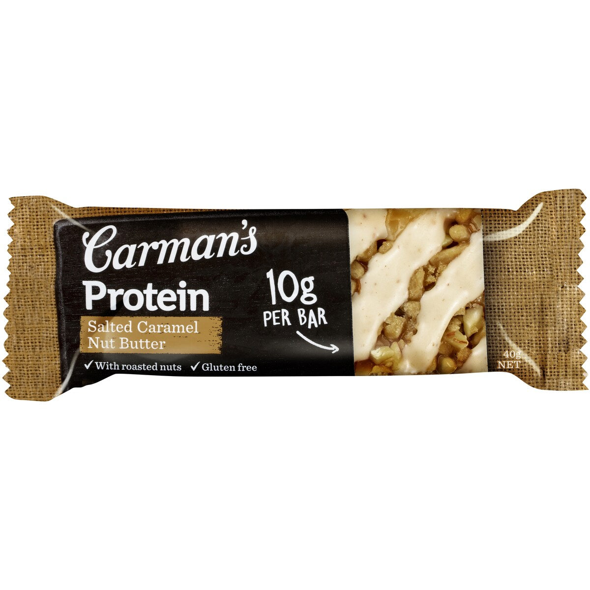 Carmans Protein Bars Salted Caramel Nut Butter 5 pack