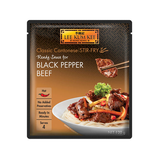 Lee Kum Kee Ready Sauce Black Pepper Beef - 120g