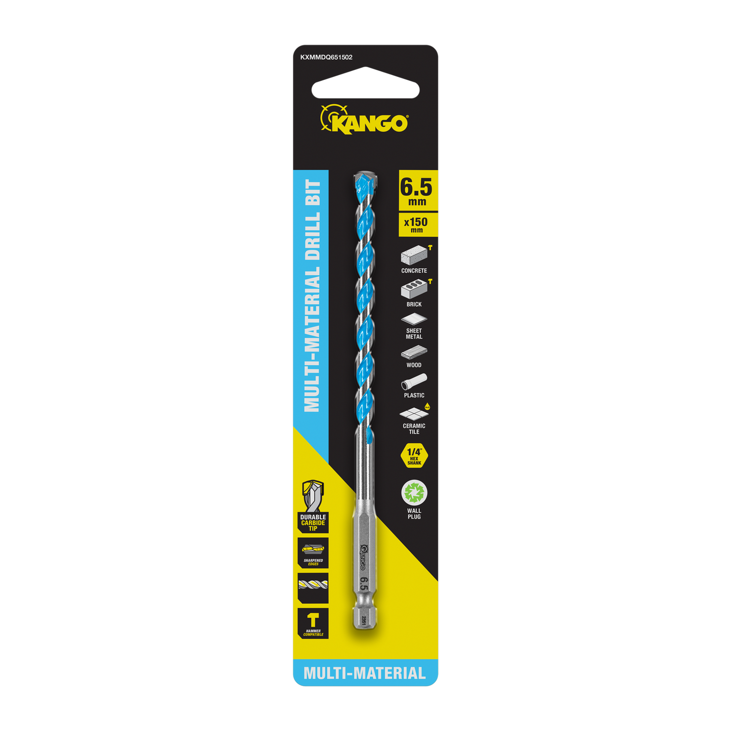 Kango Multi Material Drill Bit - 6.5mm x 150mm